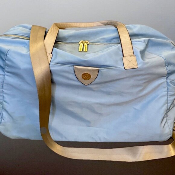 Anna Klein Travel Bag – Expandable, Lightweight Durable Waterproof Blue Carry On - Picture 3 of 6